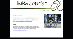 Desktop Screenshot of bikecourier.com.br